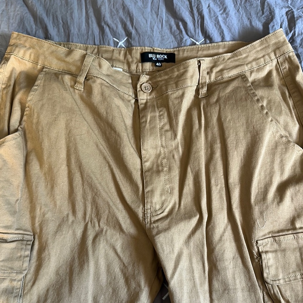Men's Khaki Cargo Pants